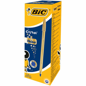 Set de Bolígrafos Bic Cristal Shine (Reacondicionado D)