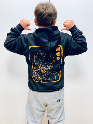 Sudadera niño 100% algodón capucha Goku Dragon Ball Z