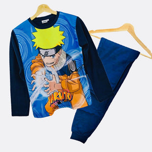 Pijama Naruto infantil 100% algodón azul