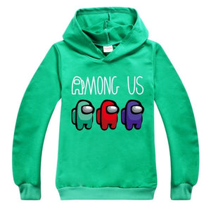 Camiseta sudadera suave Verde Niño Among Us