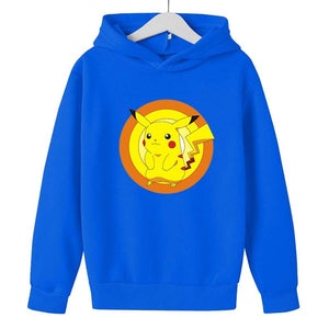 Sudadera niño Pokemon Azul con capucha